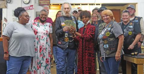 Territorial Riders donated $1,400 to this year’s General Daniels Thanksgiving Dinner.