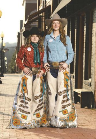 Maggie Ferguson, left, and Piper Gann, right, were crowned the 2026 89ers Day Princess and Queen Photo by Brent Fuchs