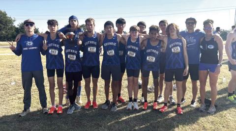 Guthrie Boys Cross Country. Photo Submitted