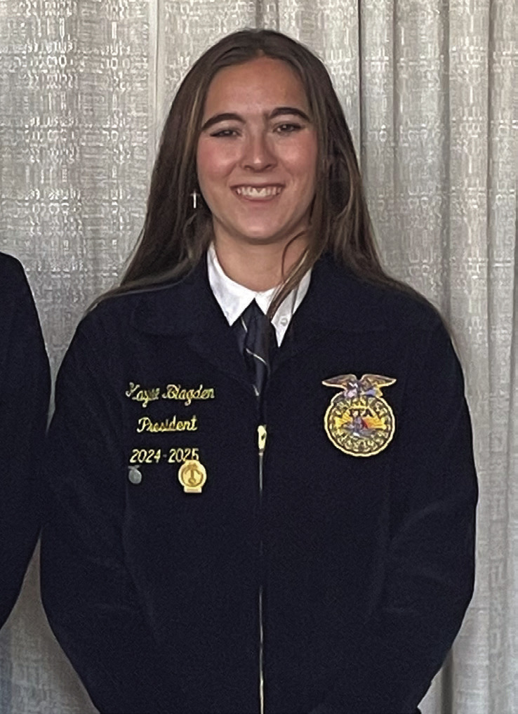 Kaylee Blagden. Photo courtesy of Mulhall-Orlando FFA.