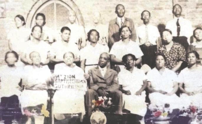 The founders of Mt. Zion Baptist Church. Submitted photo