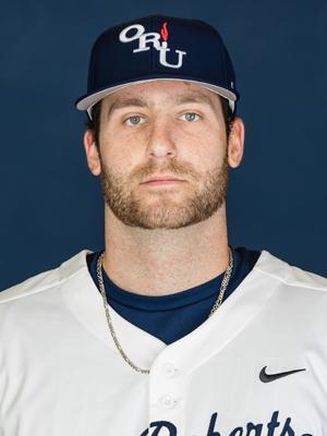 Evan Kowalski former Guthrie Bluejays goes to the College World Series *Picture credit ORU Website
