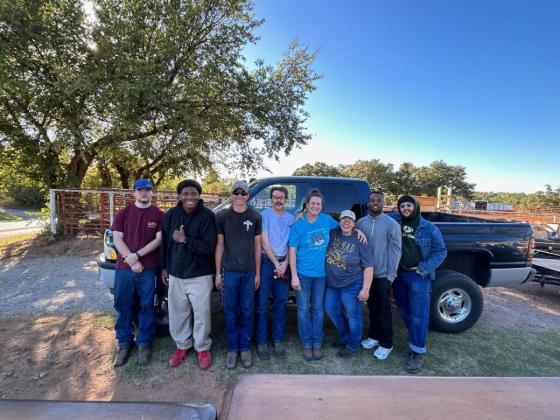 One GJCC Staff and Six students assisted Lisa owner of HCPC move items from the Barn to their staging area for their annual Yard Sale Fundraiser. Submitted