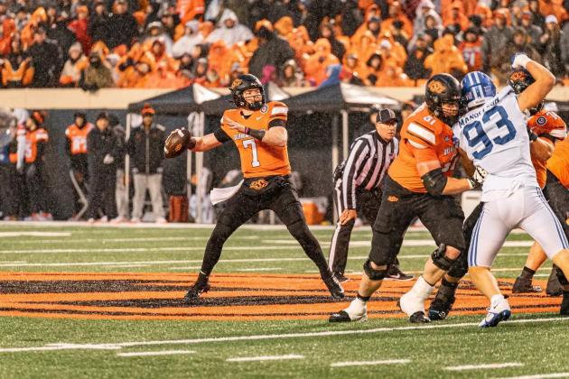  Oklahoma State will appear in the Big 12 championship for the second time in three years on Saturday. (OSU athletics)