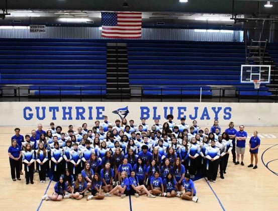 Guthrie High School Band. Photo courtesy of Guthrie Band