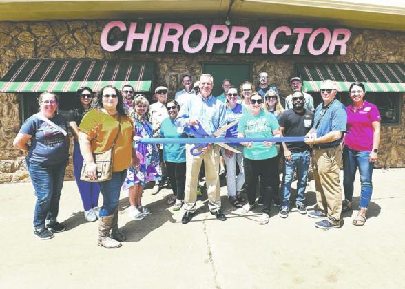The Guthrie Chamber of Commerce recently held a Ribbon Cutting Ceremony for their investor, Dr. Michael Norman, Chiropractor. He is located at 1401 S. Division St. Dr. Norman specializes in spinal health and wellness for Children and Adults. Welcome to the Chamber! Photo by Shelton’s Photography