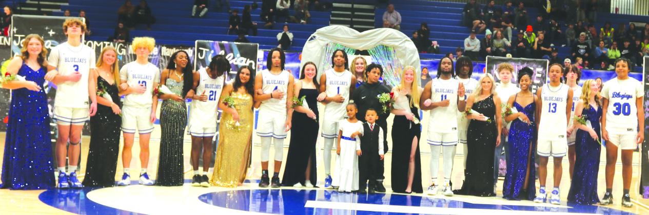 The 2024 Guthrie Basketball Homecoming Court.