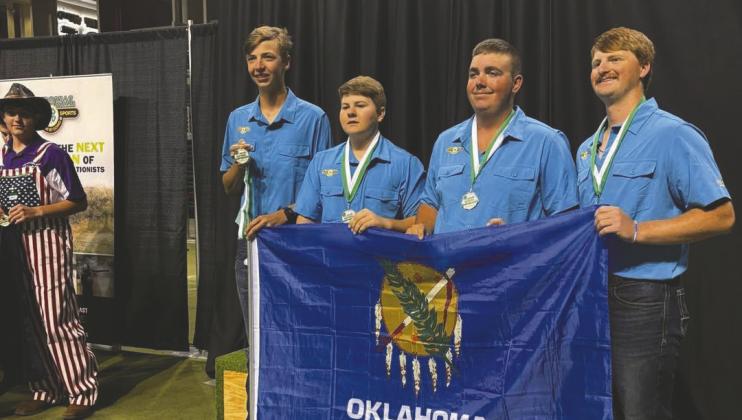 ABOVE: Team Oklahoma. BELOW: 3rd Place Garrett Schoonover