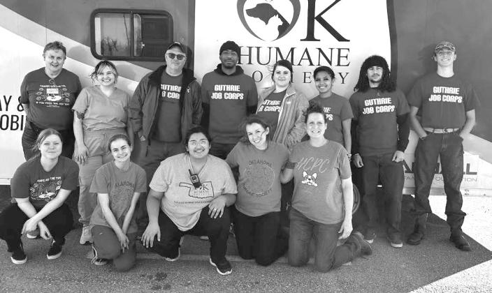 On February 8th Lisa New of HCPC Helping Community Paws &amp; Claws and the Statewide Program of OK Humane Society held their Spay and Neuter Clinic at the Logan County Fair Grounds. They had several community volunteers including six from Guthrie Job Corps.