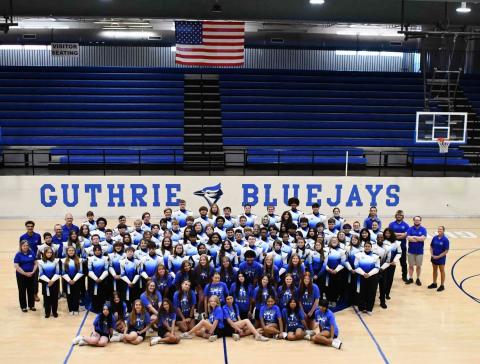 Guthrie High School Band. Photo courtesy of Guthrie Band