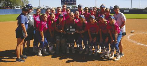 The Guthrie Lady Jays softball team is headed back to the Class 5A State Tournament for the sixth consecutive season after finishing the regular season 23-10 and capturing the district title with a perfect 10-0 record. The Lady Jays will compete for a state championship Oct. 15-17 at Fire-Lake Ball Park in Shawnee. Photo courtesy of Guthrie Lady Jays Softball Booster.