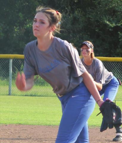 Coyle_s Gracie Balsinger pitching against Cashion
