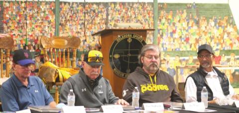 L to R: Jackson Todd, Gene Stephenson, Jim Weigel and Fred Moulder.