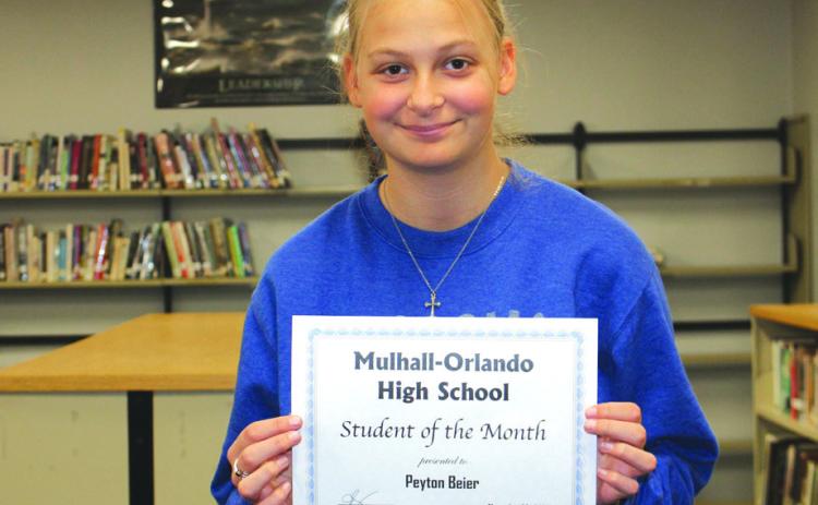 Peyton Beier, 10th grade