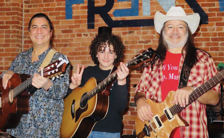 From left to right: Edgar Cruz, Blake Bricker and Marco Tello, who comprise the Brave Amigos. Photo courtesy of Edgar Cruz
