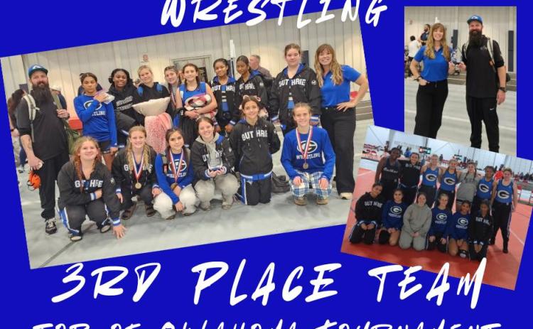 Guthrie's Girls Wrestling Team. Photo submitted