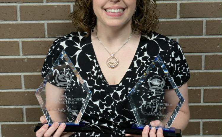 Michelle Bugg was named Crescent Public Schools’ Teacher of the Year during the district’s annual banquet March 26.