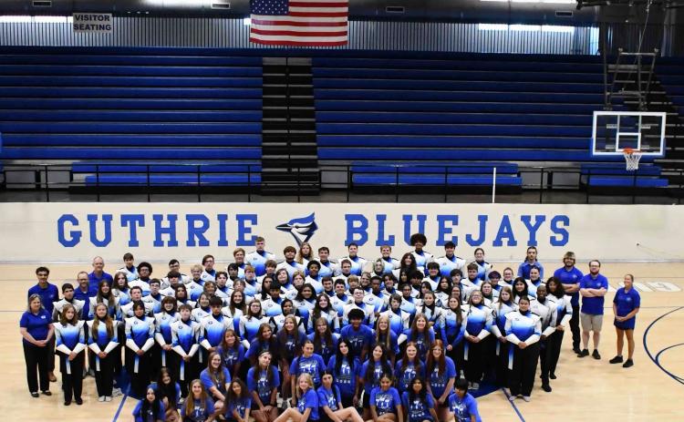 Guthrie High School Band. Photo courtesy of Guthrie Band