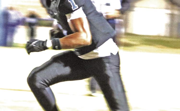 Nate Benford with the pass reception.