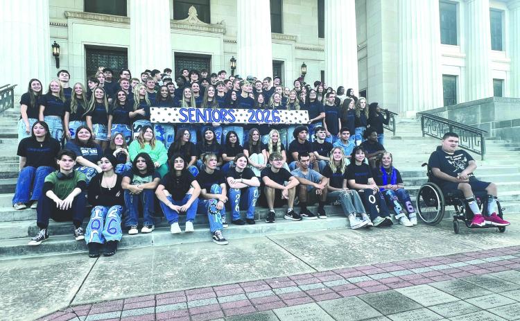 Annual 1st Last Day of School Group Picture for the Graduating Class. Photo by Bobbi Waddell