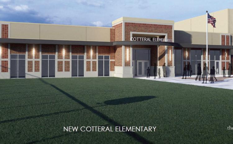 Artists rendering of the new Cotteral Elementary School.
