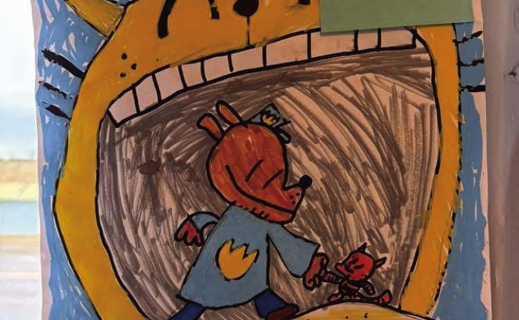 Elementary School Winner: Daxton Gerner, for Dog Man: Lord of the Fleas
