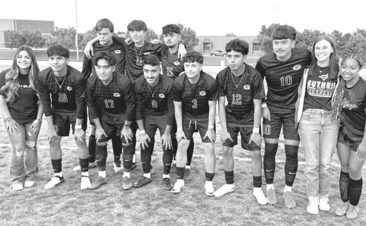 Pictured above, GHS soccer seniors: Mariella Cruz, Joshue Cervantes, Abraham Chavez, Brayhan Guiterrez, Oscar Ayala, Ivan Velasco, Miguel Rodriguez, Josh Salee, Carlos Hernandez, George Moreno, Lucia Rain Porter, and Honesty Miller