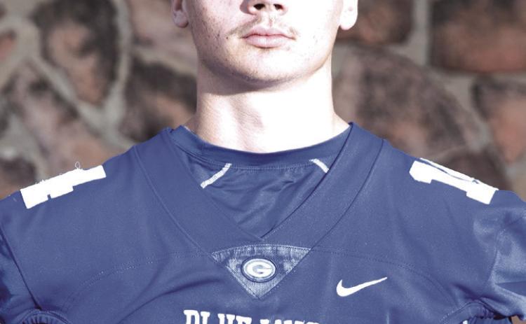 Senior Guthrie Quarterback Daelon Rice. Photo by Brent Fuchs.