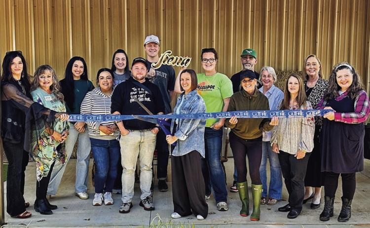 Ribbon Cutting for Frena Self Care. Photo submitted