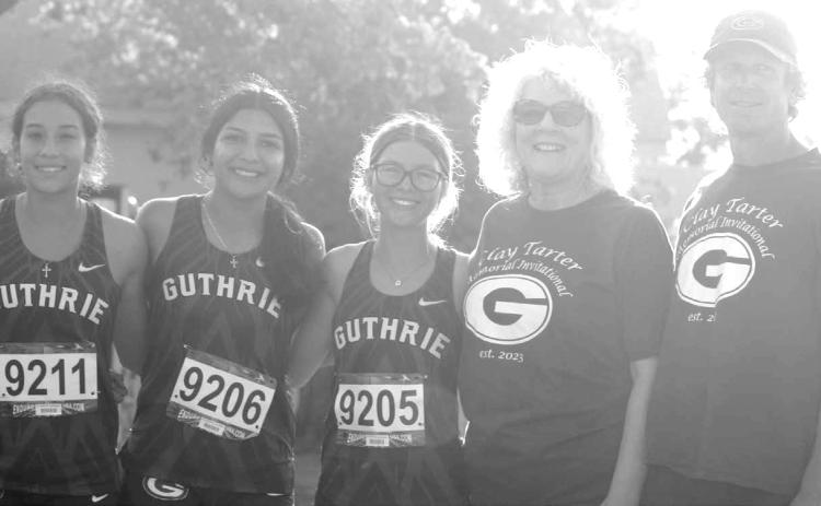 GHS girls with Cheryl Tarter and Coach Jake Jensen.