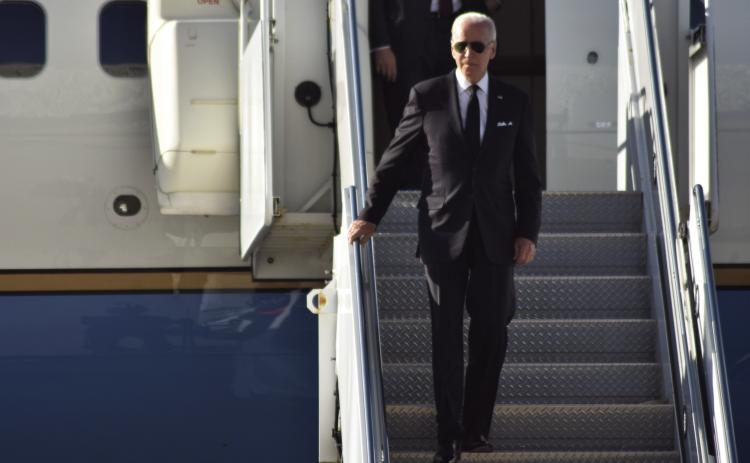 President of the United States Joe Biden arrives at John F. Kennedy airport in New York. October 31, 2022. Photo by thenews2.com and depositphotos. com.
