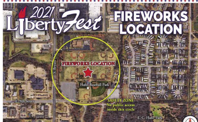 Fireworks will be launched from Hafer Park fields. Do not block emergency doors at OU Medical Center.