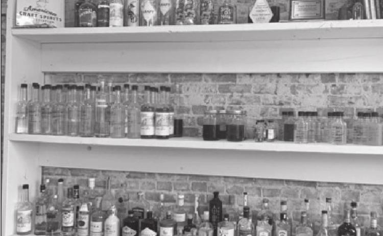 Different combinations of drinks made at Wanderfolk Spirits.