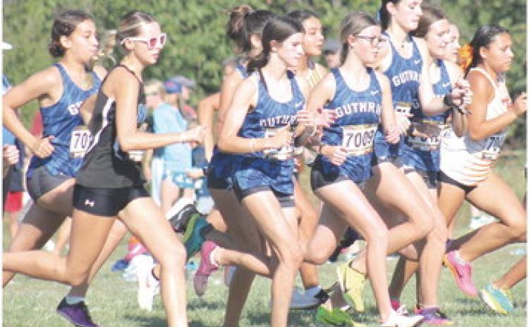 Start of Girls race.