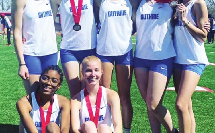 Guthrie relay teams at Catossa.