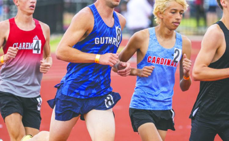 Guthrie’s Isaiah Blevins. Photo by Brent Fuchs.