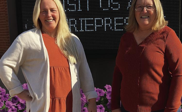 First United Presbyterian Pastor, Katrina Richardson & American Legion Volunteer, Robin Ross