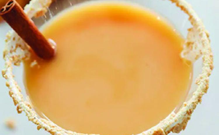 Pumpkin Martini Cocktail With Cinnamon