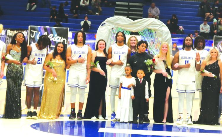 The 2024 Guthrie Basketball Homecoming Court.