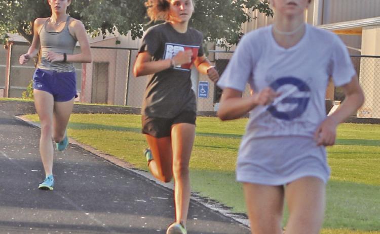 GHS Girls mile night.