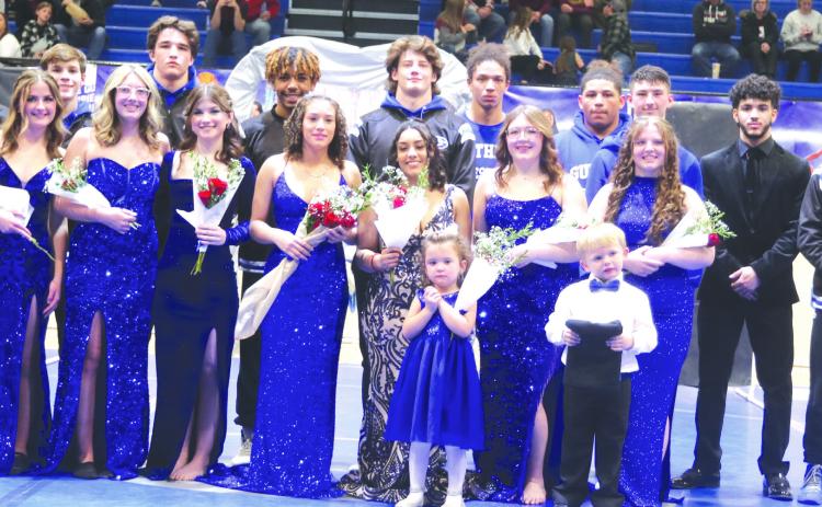 2024 Guthrie Wrestling Homecoming Court.