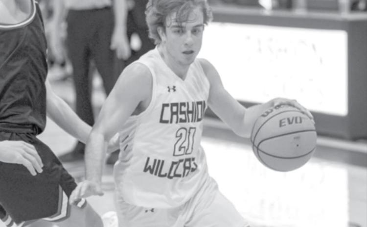 Cashion’s Jonah Jenkins on the drive.