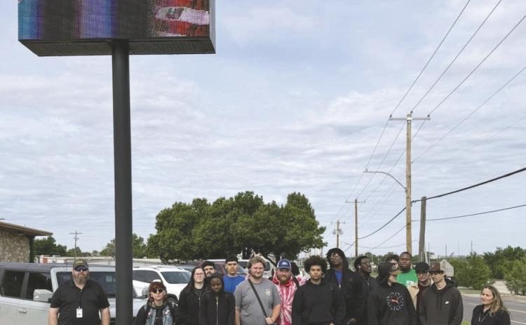 Students from the Guthrie Job Corps Center’s Hard Trades departments pose outside IBEW Local Union 1141 in Oklahoma City during an April 29 site visit, where they learned about apprenticeship opportunities and careers in the electrical trades. Photo courtesy of Guthrie Job Corp.