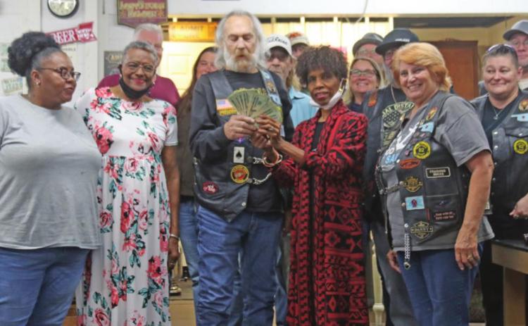 Territorial Riders donated $1,400 to this year’s General Daniels Thanksgiving Dinner.
