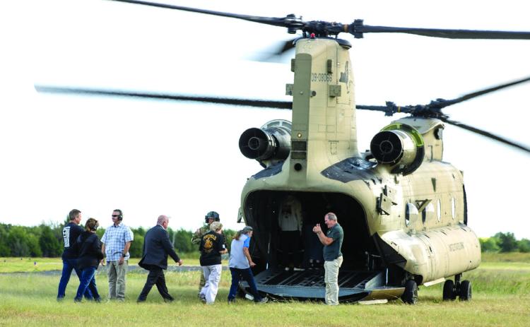 U.S. Army CH-47 Chinook Helicopter. Photo by Rochelle Stidham