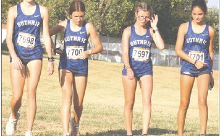 Guthrie Varsity girls after the race.