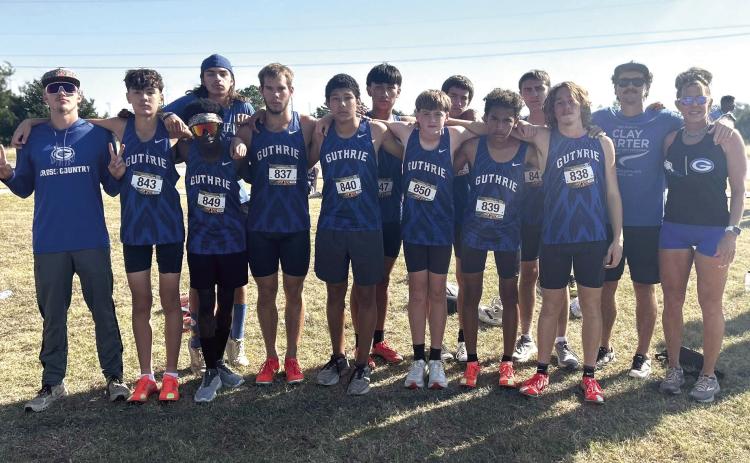 Guthrie Boys Cross Country. Photo Submitted
